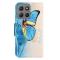  Motorola Moto G86 Power/G86 5G Fodral Läder Fjäril