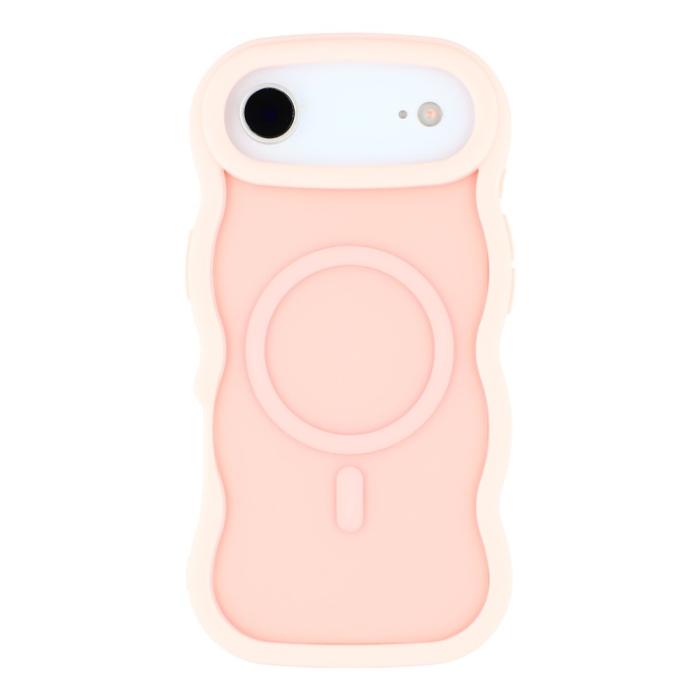 Bild 3,  iPhone Air Skal MagSafe Wavy Matt Ljus Rosa