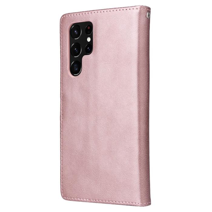 Bild 3,  Samsung Galaxy S22 Ultra Fodral 2in1 Magnet Roséguld