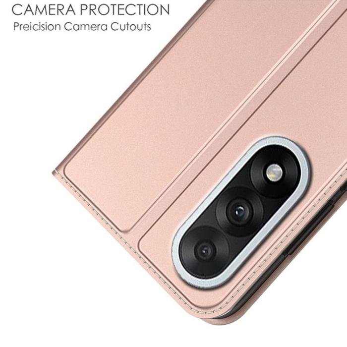 Bild 5,  OnePlus Nord 5 5G Fodral Flip Läder Roséguld