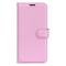  Xiaomi 15 Fodral Litchi Läder Ljus Rosa