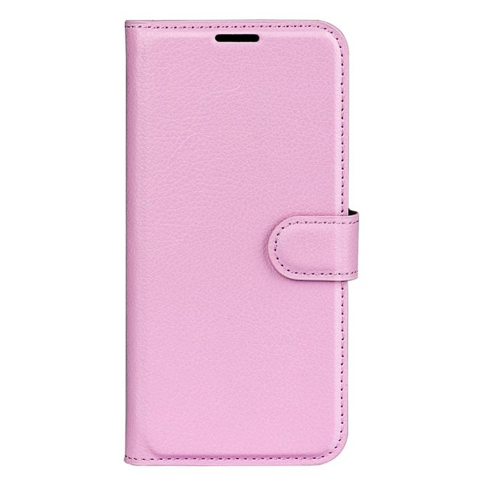 Bild 5,  Xiaomi 15 Fodral Litchi Läder Ljus Rosa