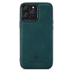 DG.MING DG.MING iPhone 15 Pro Skal L&auml;derbelagt Gr&ouml;n