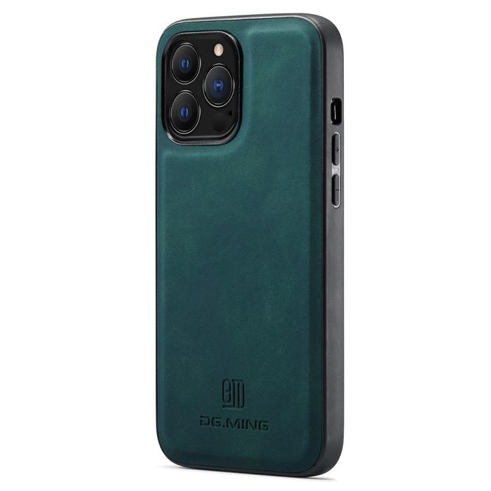 Bild 2, DG.MING DG.MING iPhone 15 Pro Skal Läderbelagt Grön