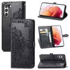 Samsung Galaxy S21 FE Fodral Mandala Flower Svart