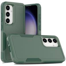  Samsung Galaxy S24 Skal Xtreme Shockproof Hybrid M&ouml;rk Gr&ouml;n
