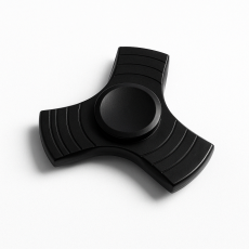  Fidget Spinner Trio Metal - Svart