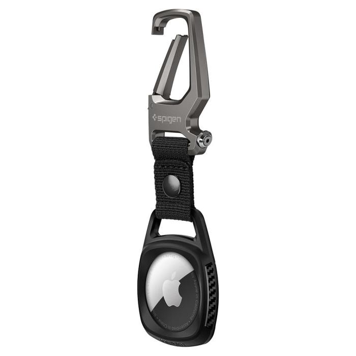 Bild 6, Spigen Spigen Apple AirTag 2/1 Skal Rugged Armor Matt Svart