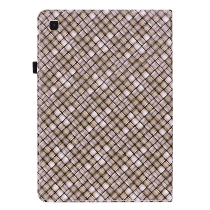 Bild 3,  Samsung Galaxy Tab A7 10.4 Fodral Vävd Textur Brun