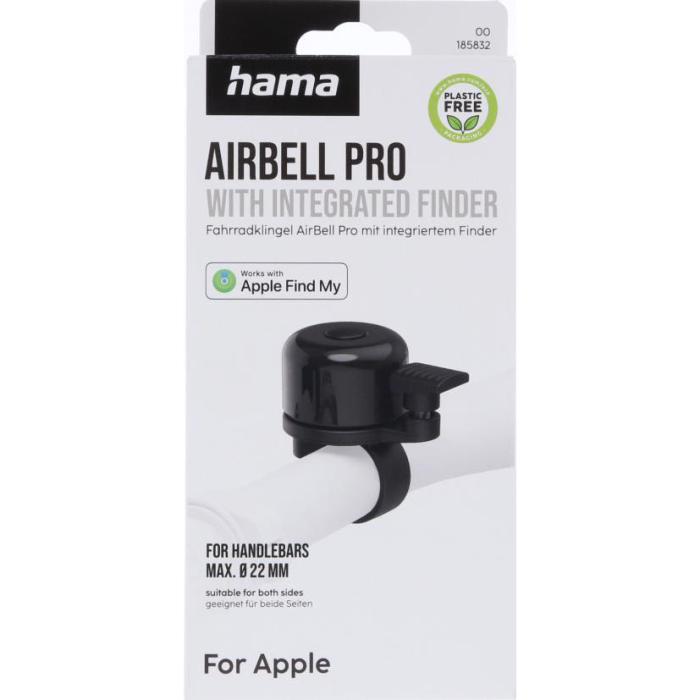 Bild 6, HAMA Hama Cykelklocka Air‑Bell Pro med Finder för Apple Find My