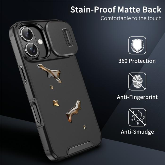 Bild 4,  iPhone 17 Skal Hybrid Armor CamCover Svart