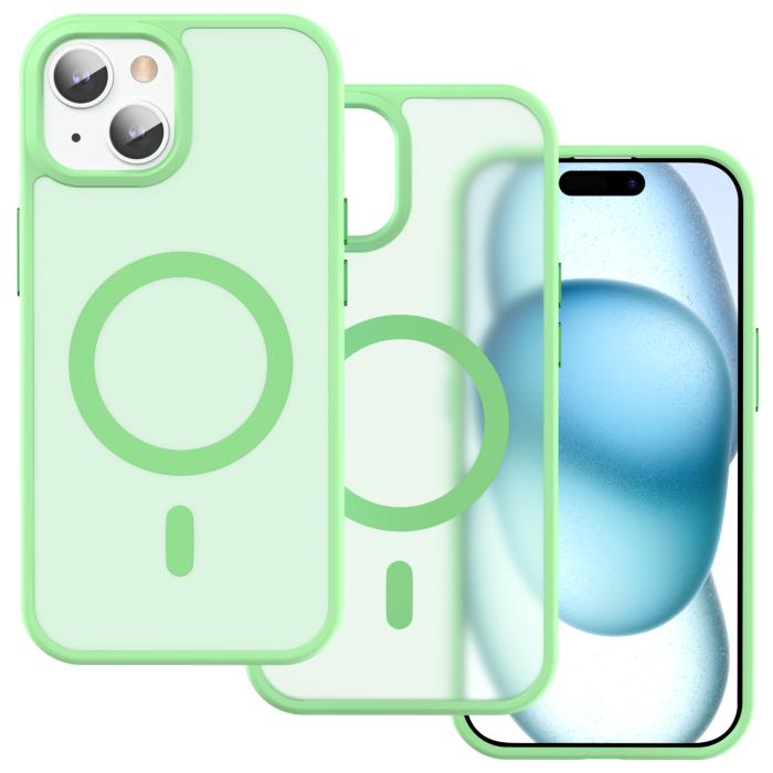 Bild 2, ColorPop ColorPop iPhone 15 Plus/14 Plus Skal CH MagSafe Matt Ljus Grön