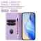  Google Pixel 10/10 Pro / 9/9 Pro Fodral RFID Litchi Läder Lila