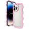  iPhone 14 Pro Skal Wavy Hybrid Rosa