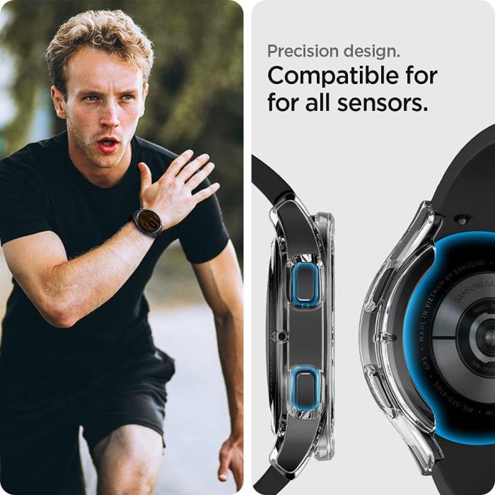 Bild 4, Spigen Spigen Galaxy Watch 4/5 44 mm Skal Ultra Hybrid Transparent