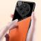  Xiaomi Redmi 14C Skal Med Inbyggd Magnetplatta Läder Orange