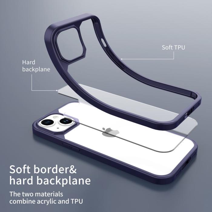 Bild 6, LEEU DESIGN LEEU DESIGN iPhone 15 Plus Skal Hybrid Blå