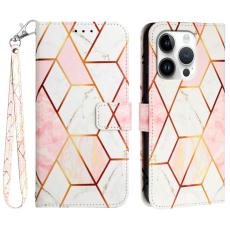  iPhone 16 Pro Max Fodral Marmor Vit/Rosa
