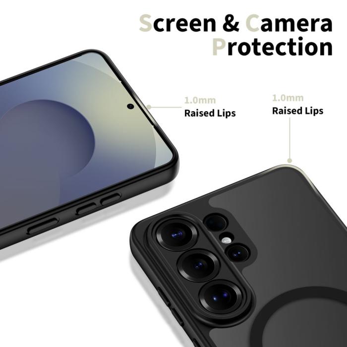 Bild 4, Tech-Protect Tech-Protect Galaxy S26 Ultra Skal MagSafe BasicMag Matt Svart