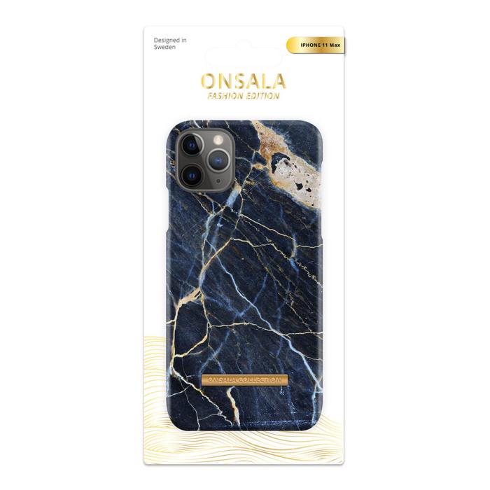 Bild 2, Onsala ONSALA iPhone 11 Pro Max Mobilskal Soft Black Galaxy Marble