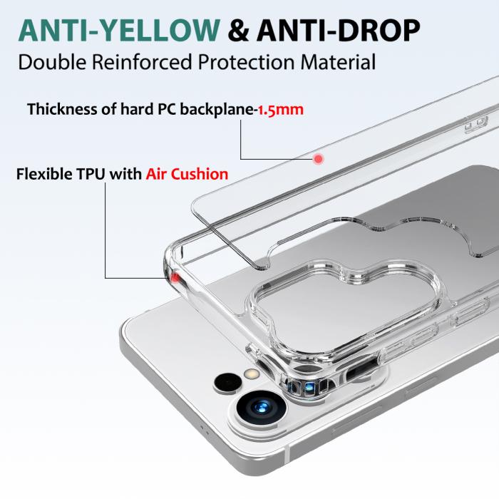 Bild 5,  Samsung Galaxy S26 Ultra Skal Shockproof Hybrid Transparent