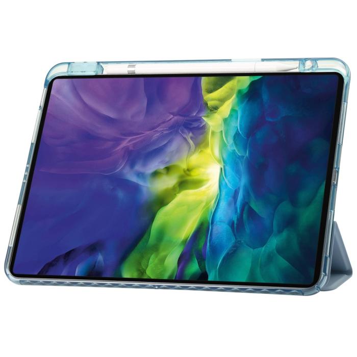 Bild 2,  iPad Pro 11 2025/2024 Fodral Tri-Fold Pennhållare Hybrid Blå