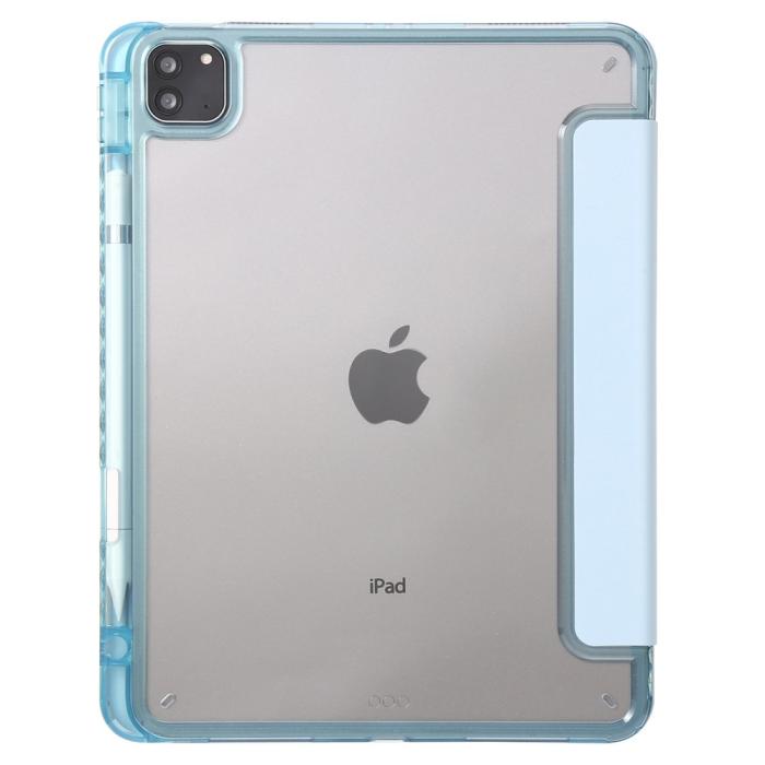Bild 4,  iPad Pro 11 2025/2024 Fodral Tri-Fold Pennhållare Hybrid Blå