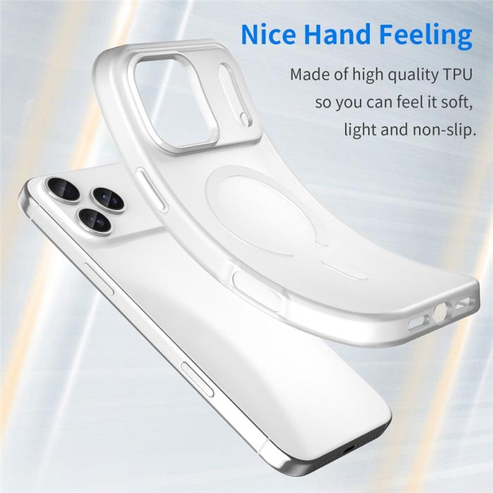 Bild 4,  iPhone 17 Pro Max Skal MagSafe Hybrid Vit