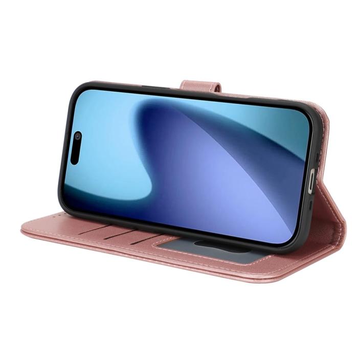 Bild 4,  iPhone Air Fodral Läder Roséguld