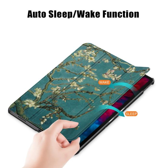 Bild 3,  Lenovo Tab P11 Pro - Tri-Fold Fodral - Peach Blossom