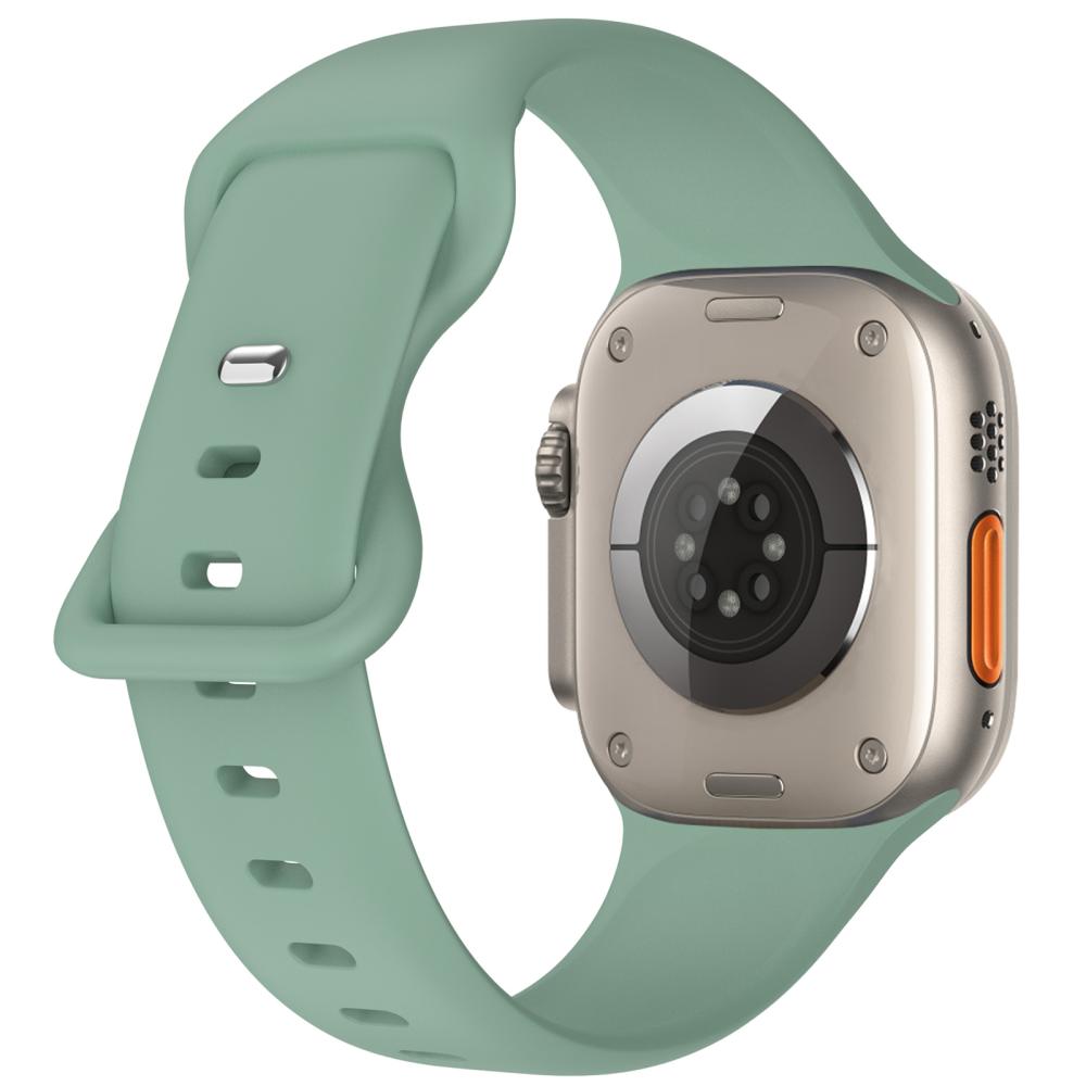 ColorPop Silikon Armband Butterfly Apple Watch 42/41/40/38 mm (M/L) Tallgrön