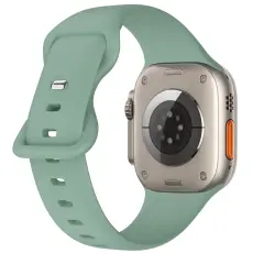 ColorPop Silikon Armband Butterfly Apple Watch 42/41/40/38 mm (M/L) Tallgr&ouml;n