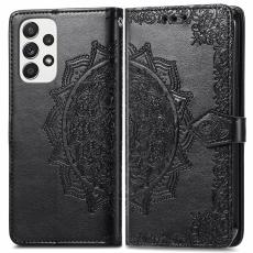  Samsung Galaxy A53 5G Fodral Mandala L&auml;der Svart