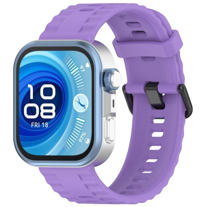 Bild 4,  Huawei Watch Fit 4 Pro / 4 / 3 Armband Silikon Lila