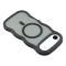  iPhone Air Skal MagSafe Wavy Matt Svart
