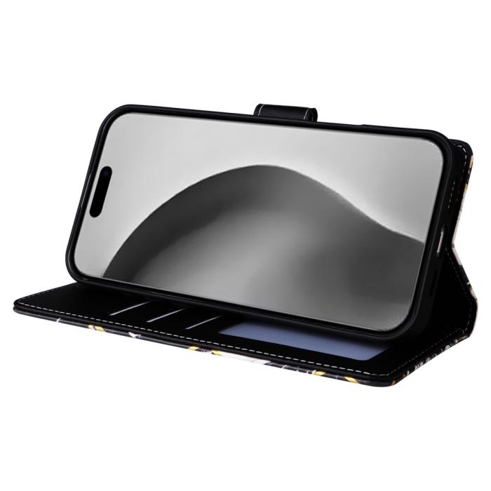 Bild 3,  iPhone 16 Pro Max Fodral Marmor Tryck Svart