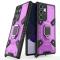  Samsung Galaxy S22 Ultra Skal Hybrid Armor Ring Lila