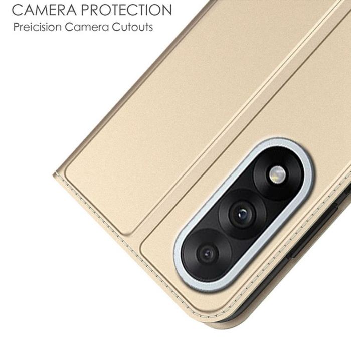 Bild 5,  OnePlus Nord 5 5G Fodral Flip Läder Guld