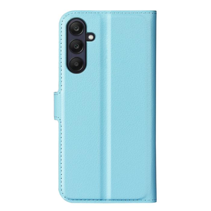 Bild 6,  Samsung Galaxy A16 / A26 5G Fodral Litchi Läder Textur Blå