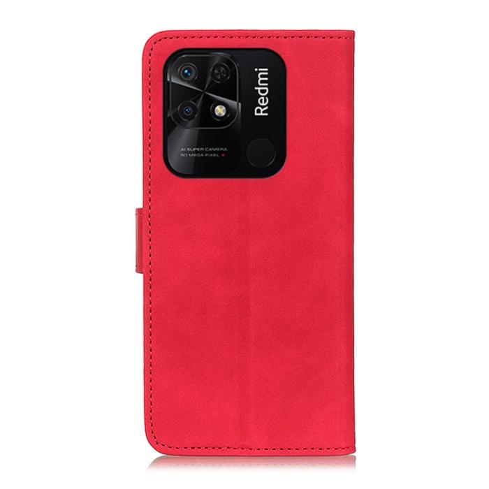 Bild 3, KHAZNEH KHAZNEH Xiaomi Redmi 10C Fodral Retro Röd