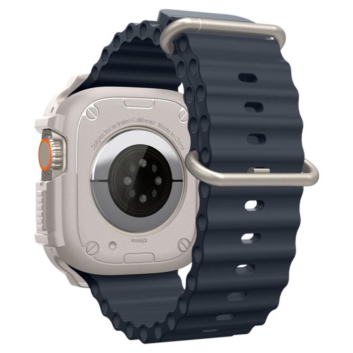 Bild 4, Spigen Spigen Apple Watch Ultra 49 mm Skal Rugged Armor Dune Beige