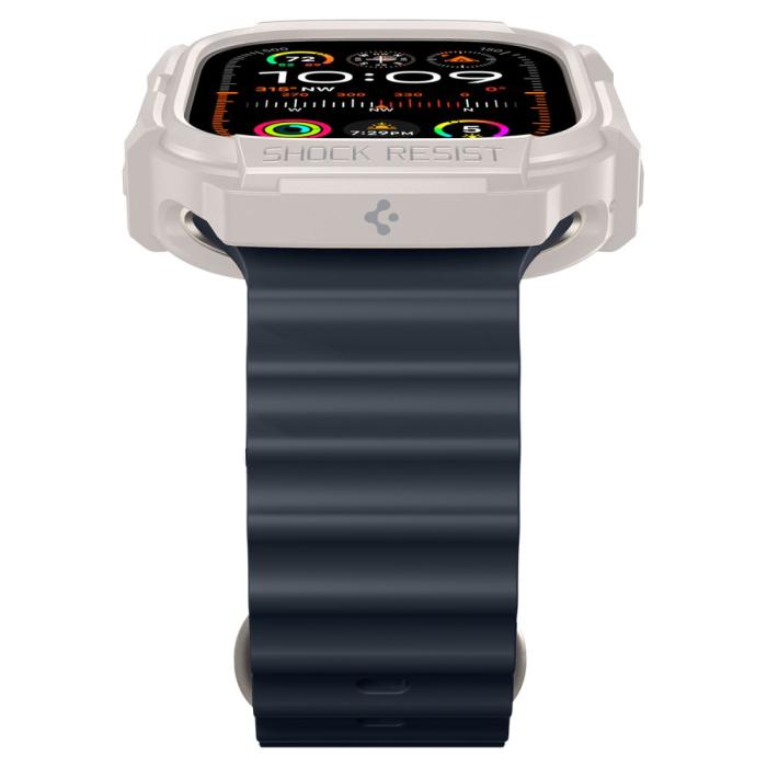 Bild 5, Spigen Spigen Apple Watch Ultra 49 mm Skal Rugged Armor Dune Beige