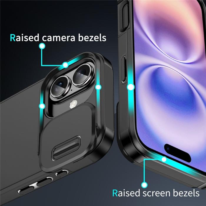 Bild 5,  iPhone 17 Skal Hybrid Armor CamCover Svart