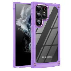  Galaxy S24 Ultra Skal Shockproof Hybrid Armor Lila