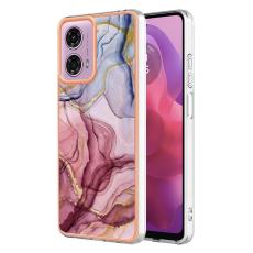  Motorola Moto G04 4G/G24 4G Marmor Skal Ros&eacute;guld
