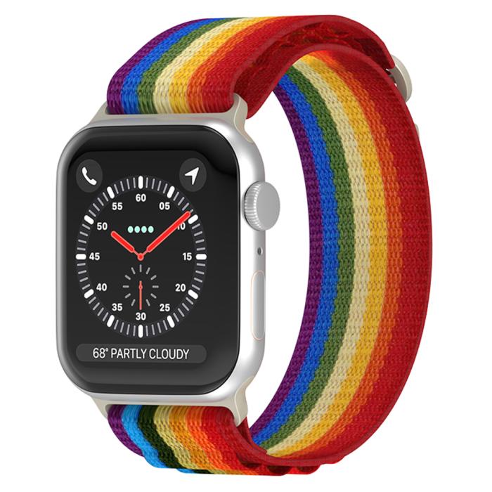 Bild 2, ColorPop Apple Watch 38/40/41/42 mm Armband Alpine Pro Loop Rainbow