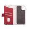 Onsala ONSALA iPhone 12 Mini 2in1 Magnet Fodral / Skal Saffiano Red