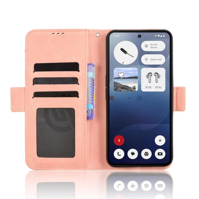 Bild 6,  Nothing Phone 3 Fodral Med Avtagbart Kortfack Rosa