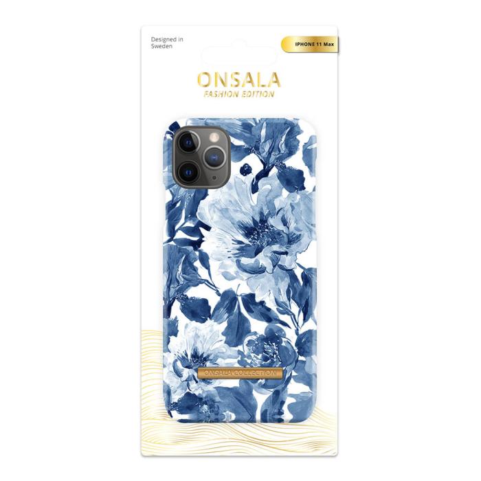 Bild 2, Onsala ONSALA iPhone 11 Pro Max Mobilskal Soft Indigo Peony