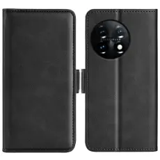  OnePlus 11 5G Fodral Magnetisk St&auml;ngning Svart
